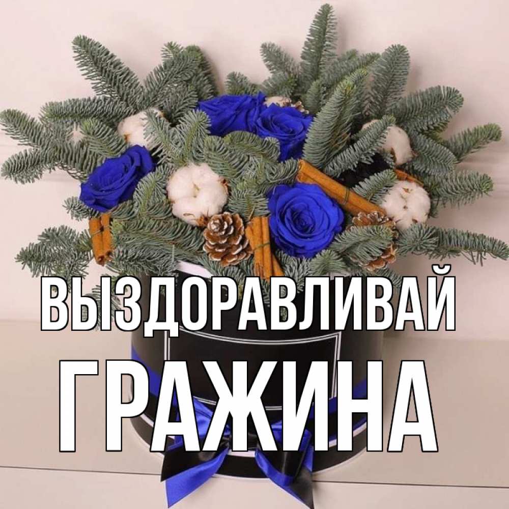 Открытка на каждый день с именем, Гражина Выздоравливай короче кто то загрузил эти шишки Прикольная открытка с пожеланием онлайн скачать бесплатно 