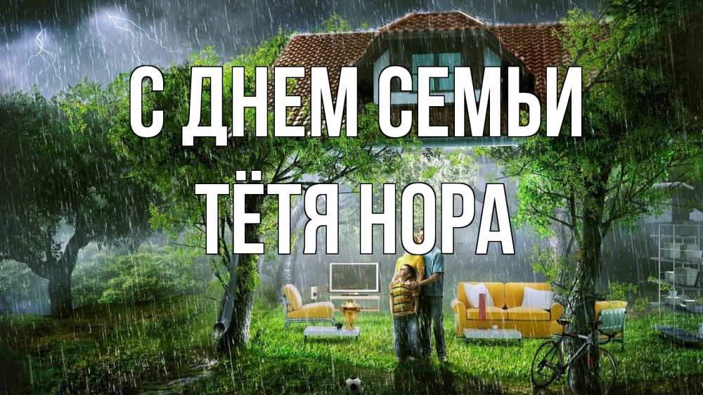 Открытка на каждый день с именем, Тётя-Нора С днем семьи с днем семьи Прикольная открытка с пожеланием онлайн скачать бесплатно 