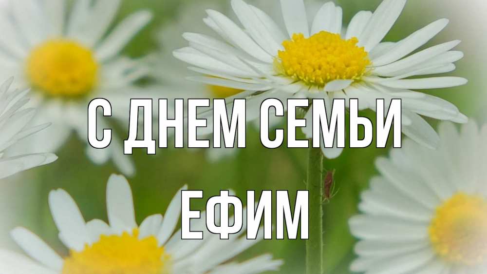 Открытка на каждый день с именем, Ефим С днем семьи с днем семьи  1 Прикольная открытка с пожеланием онлайн скачать бесплатно 