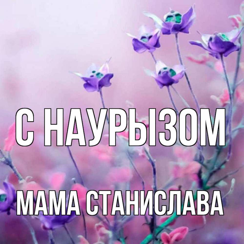 Открытка на каждый день с именем, Мама-Станислава С наурызом международный женский день 2 Прикольная открытка с пожеланием онлайн скачать бесплатно 