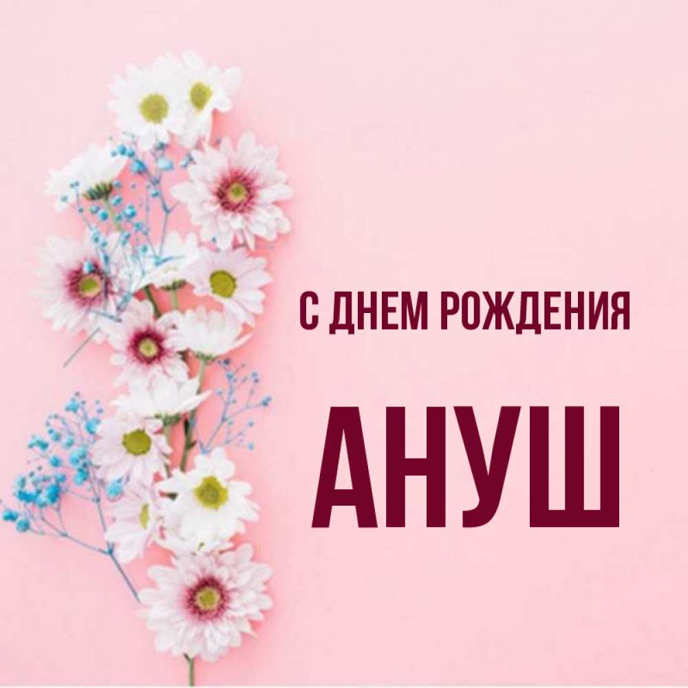 С днем рождения ануш