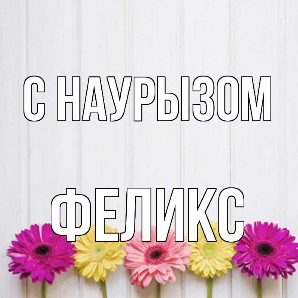 Открытка на каждый день с именем, Феликс С наурызом женщинам 1 Прикольная открытка с пожеланием онлайн скачать бесплатно 