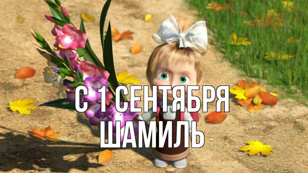 Открытка на каждый день с именем, Шамиль С 1 сентября 1 сентября Прикольная открытка с пожеланием онлайн скачать бесплатно 