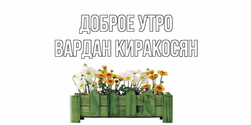 Открытка на каждый день с именем, Вардан-Киракосян Доброе утро цветы Прикольная открытка с пожеланием онлайн скачать бесплатно 