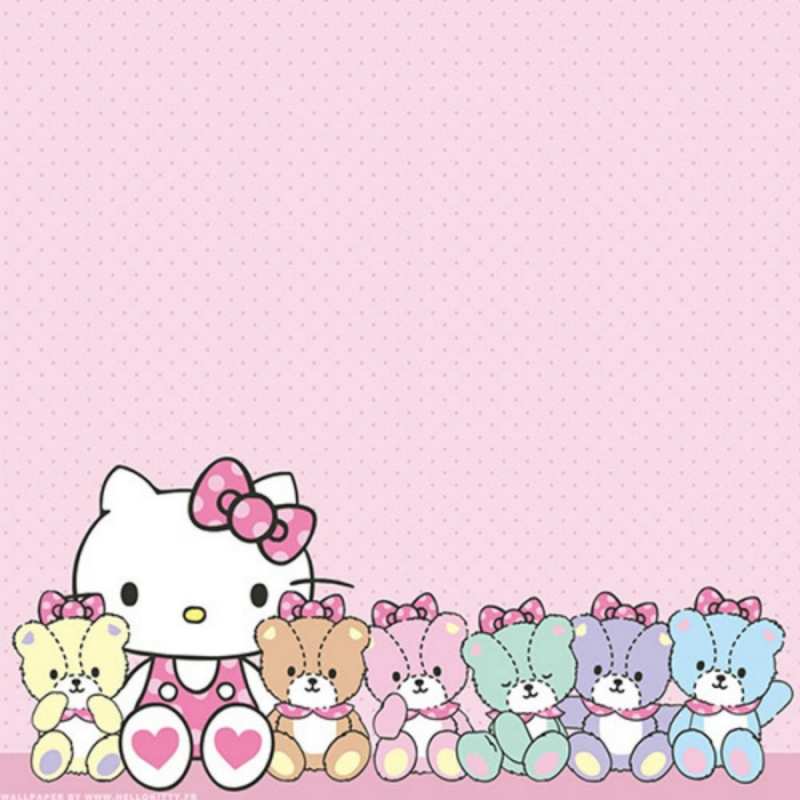 Открытка Хелло Китти  Мишки  С юбилеем 