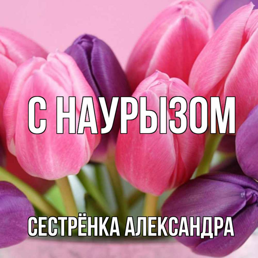 Открытка на каждый день с именем, Сестрёнка-Александра С наурызом маме 1 Прикольная открытка с пожеланием онлайн скачать бесплатно 
