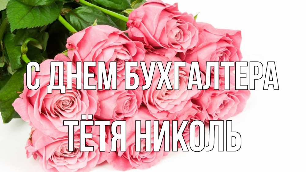 Открытка на каждый день с именем, Тётя-Николь С днем бухгалтера с днем бухгалтера 2 Прикольная открытка с пожеланием онлайн скачать бесплатно 