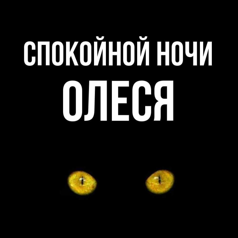 Открытка на каждый день с именем, Олеся Спокойной ночи сладких снов бесстрашный мой дружочек Прикольная открытка с пожеланием онлайн скачать бесплатно 