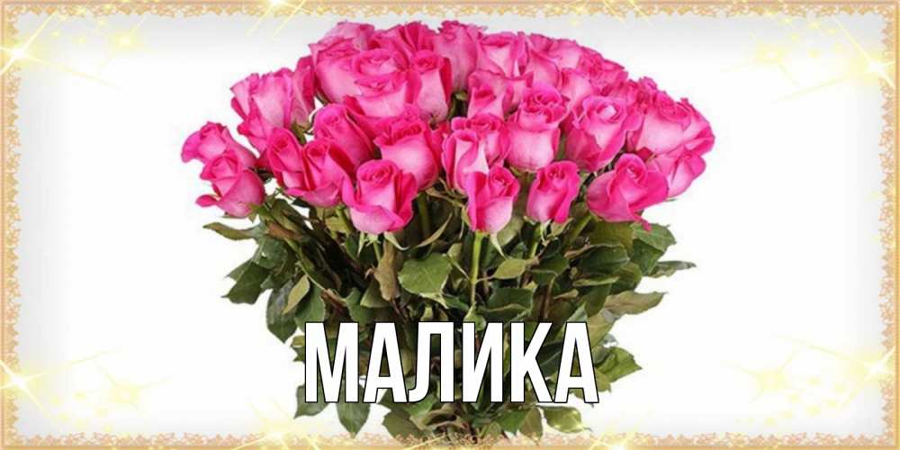 Открытка на каждый день с именем, Малика Главная красивые открытки в оригинальной обработке на международный женский день Прикольная открытка с пожеланием онлайн скачать бесплатно 
