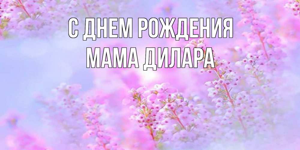 Открытка на каждый день с именем, Мама-Дилара С днем рождения красивая открытка с мелкими цветами Прикольная открытка с пожеланием онлайн скачать бесплатно 
