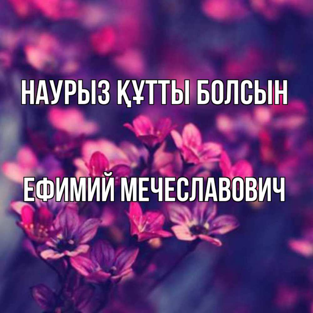 Картинка Наурыз құтты болсын, Ефимий Мечеславович