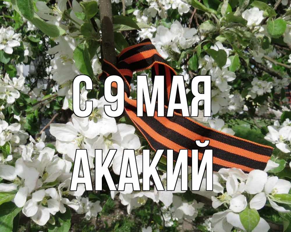 Открытка на каждый день с именем, Акакий С 9 мая 9 мая Прикольная открытка с пожеланием онлайн скачать бесплатно 