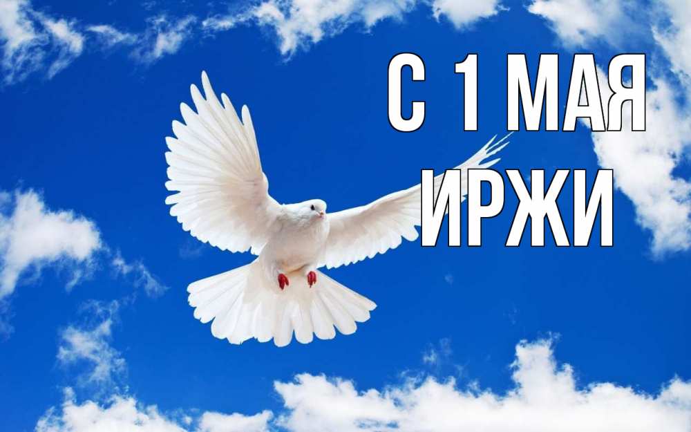 Открытка на каждый день с именем, Иржи С 1 мая С 1 мая 1 Прикольная открытка с пожеланием онлайн скачать бесплатно 