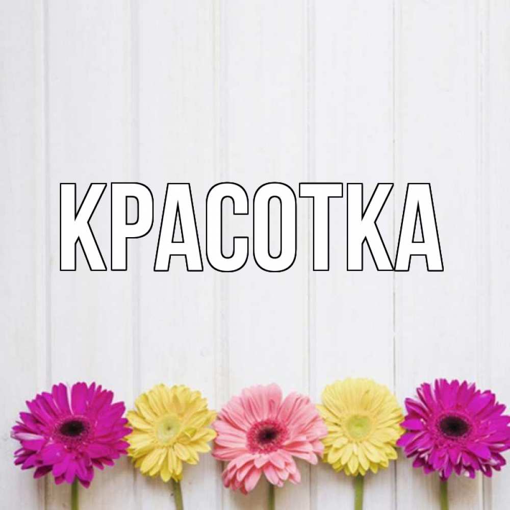 Открытка на каждый день с именем, красотка Главная красный желтый и розовый цветок Прикольная открытка с пожеланием онлайн скачать бесплатно 