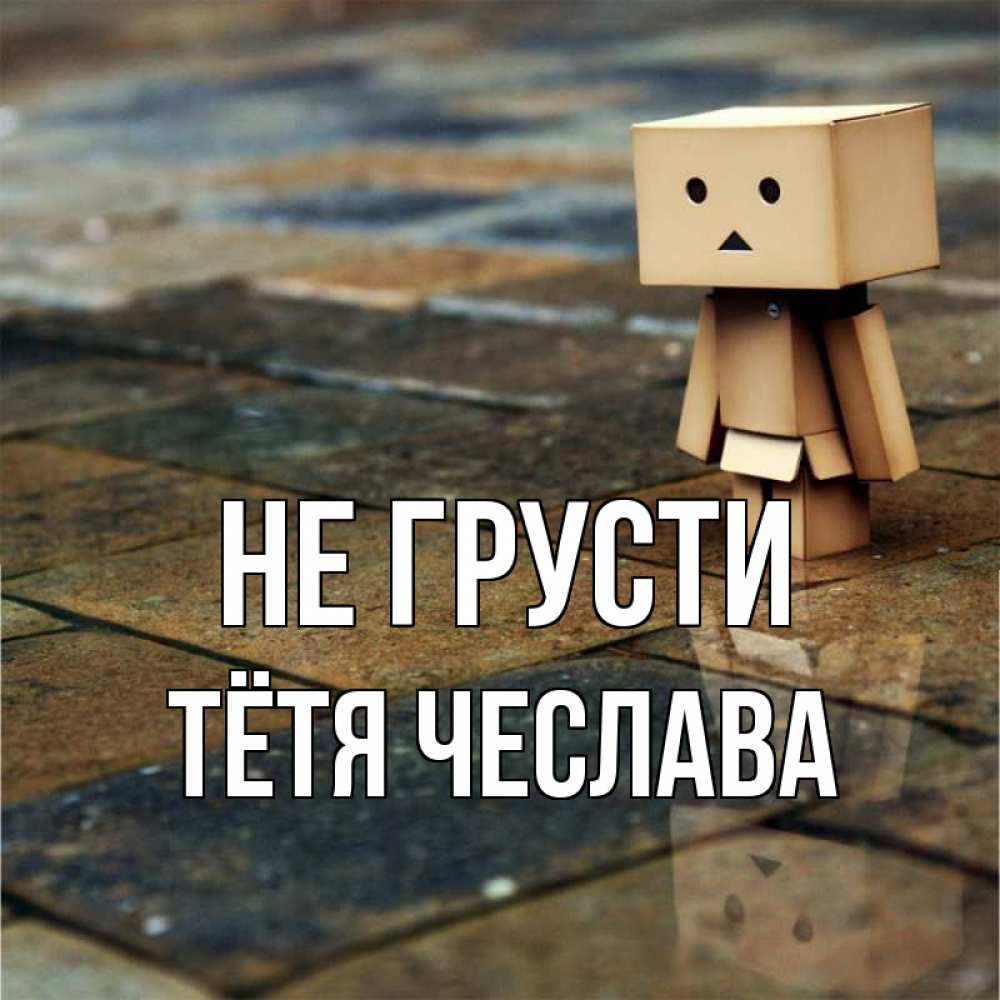 Открытка на каждый день с именем, Тётя-Чеслава Не грусти Стив Прикольная открытка с пожеланием онлайн скачать бесплатно 