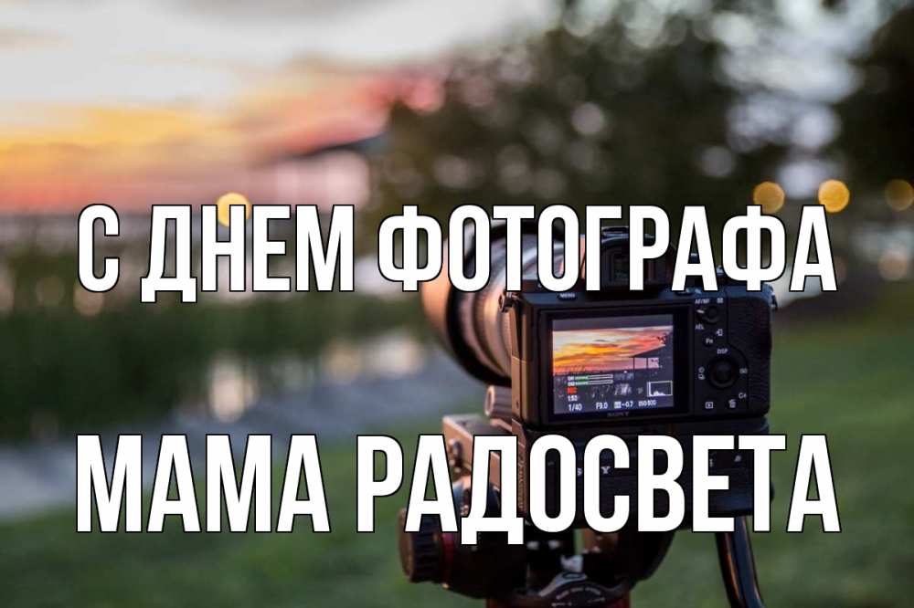 Открытка на каждый день с именем, Мама-Радосвета С днем фотографа с днем фотографа Прикольная открытка с пожеланием онлайн скачать бесплатно 
