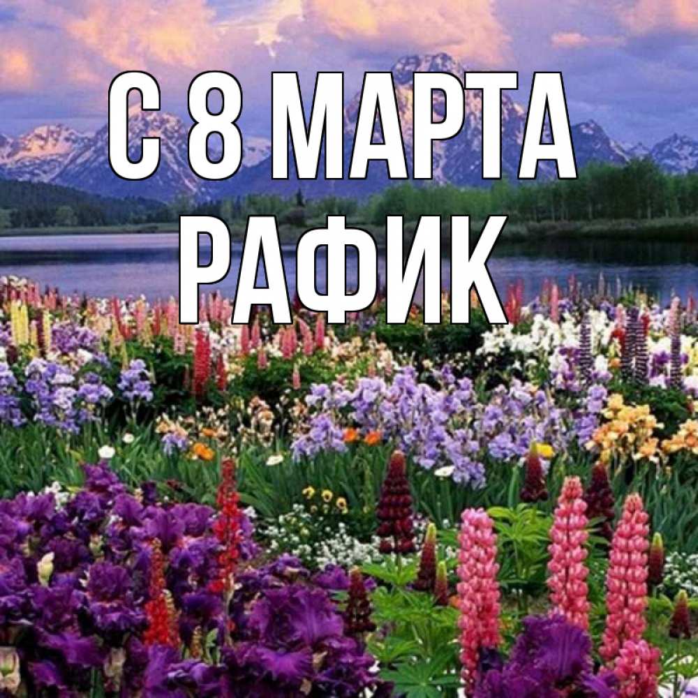 Картинка С 8 марта, Рафик