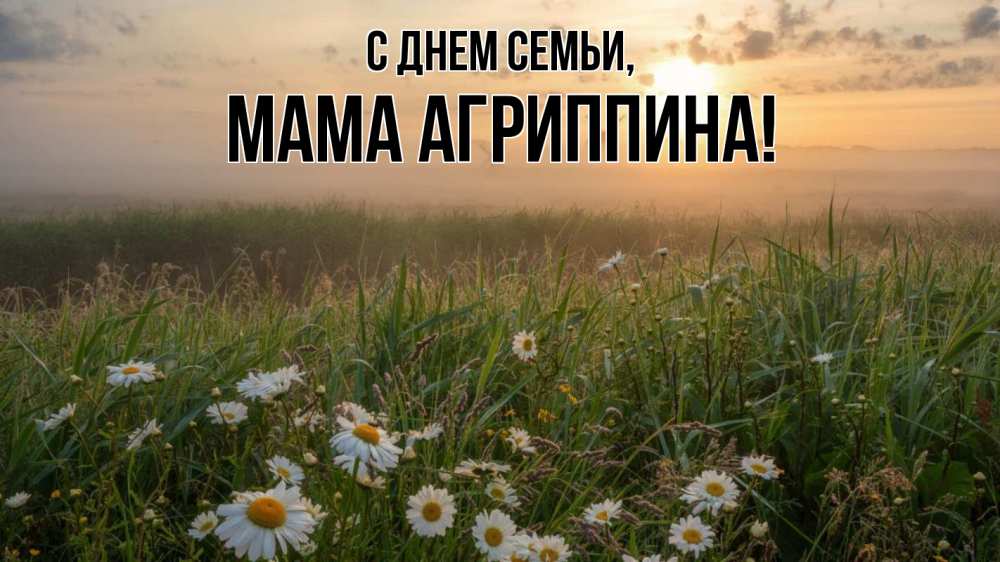 Открытка на каждый день с именем, Мама-Агриппина С днем семьи с днем семьи Прикольная открытка с пожеланием онлайн скачать бесплатно 