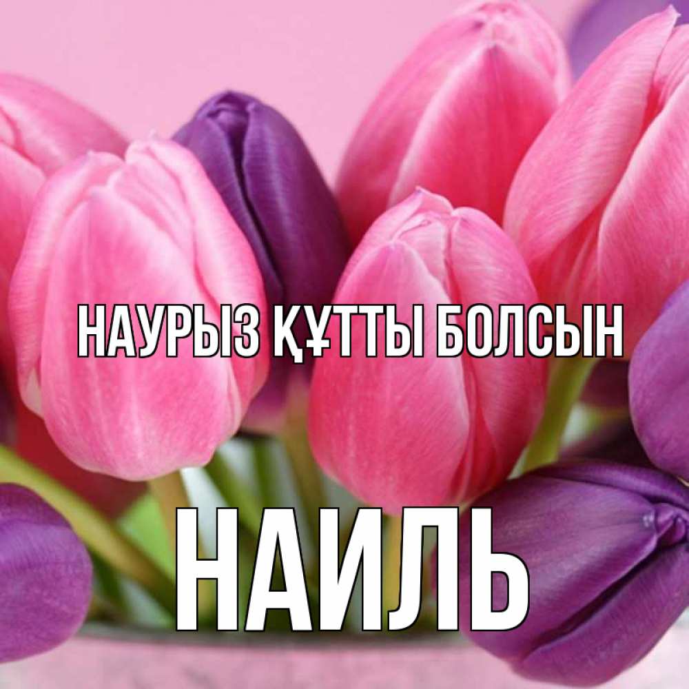 Открытка на каждый день с именем, Наиль Наурыз құтты болсын маме 1 Прикольная открытка с пожеланием онлайн скачать бесплатно 