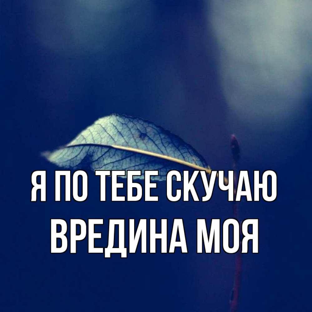 Картинка Я по тебе скучаю, Вредина моя