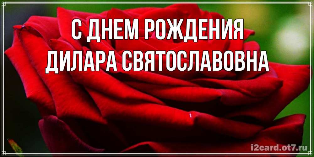 Картинка С днем рождения, Дилара Святославовна