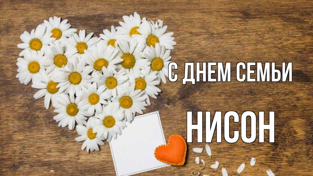 Открытка на каждый день с именем, Нисон С днем семьи с днем семьи Прикольная открытка с пожеланием онлайн скачать бесплатно 