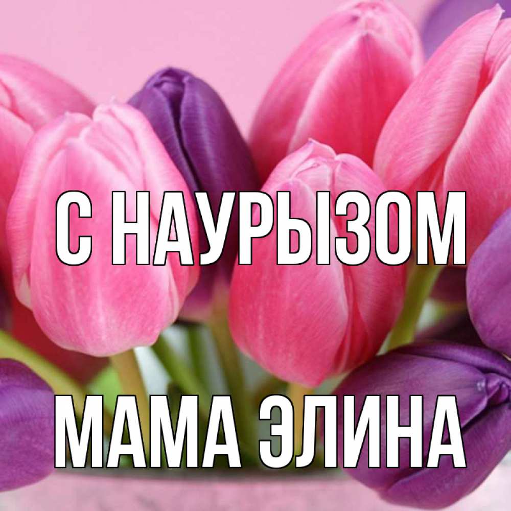 Открытка на каждый день с именем, Мама-Элина С наурызом маме 1 Прикольная открытка с пожеланием онлайн скачать бесплатно 