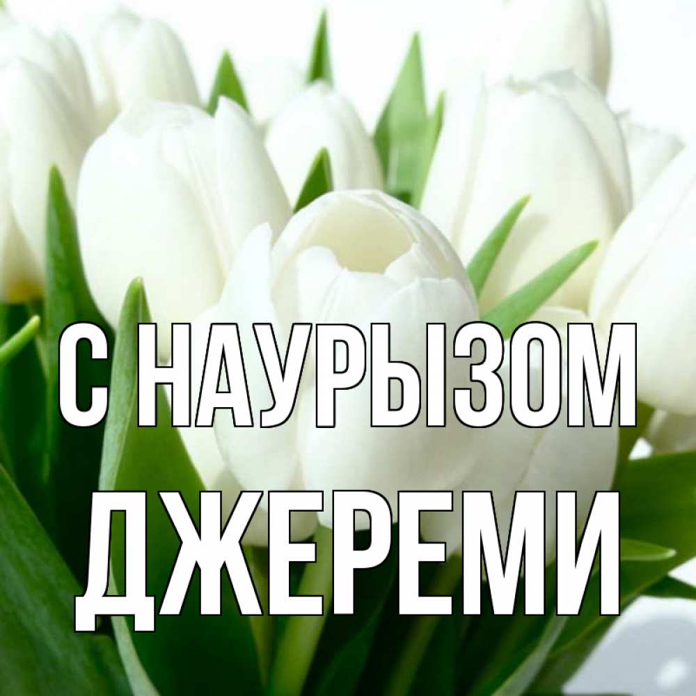 Открытка на каждый день с именем, Джереми С наурызом цветы Прикольная открытка с пожеланием онлайн скачать бесплатно 