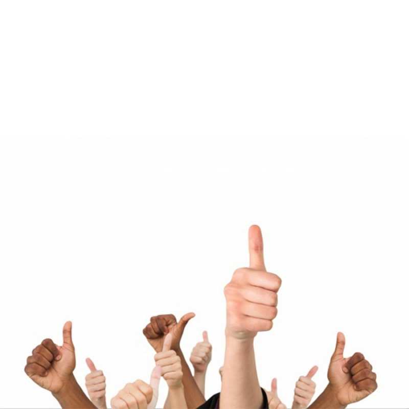 Открытка палец вверх  молодцом  Желаю тебе удачи 