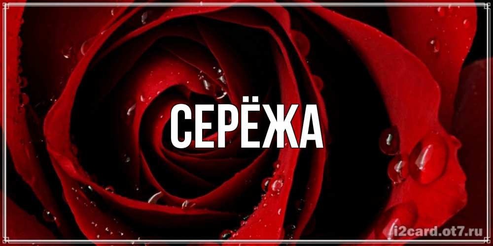 Картинка  с именем , Серёжа