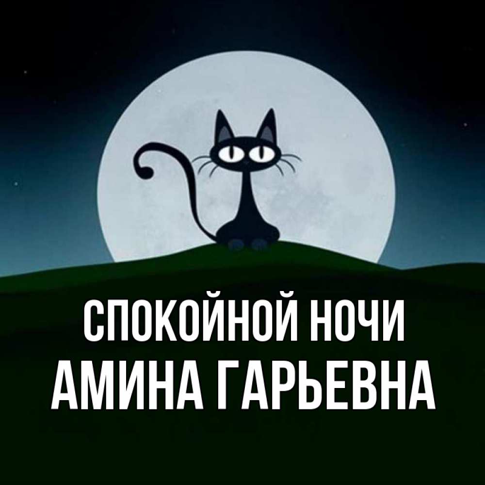 Картинка Спокойной ночи, Амина Гарьевна