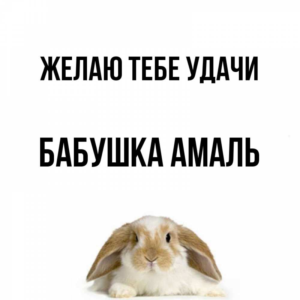 Открытка на каждый день с именем, Бабушка-Амаль Желаю тебе удачи открытки с произвольным текстом который можно вставить в открытку и создать ее самостоятельно бесплатно онлайн Прикольная открытка с пожеланием онлайн скачать бесплатно 