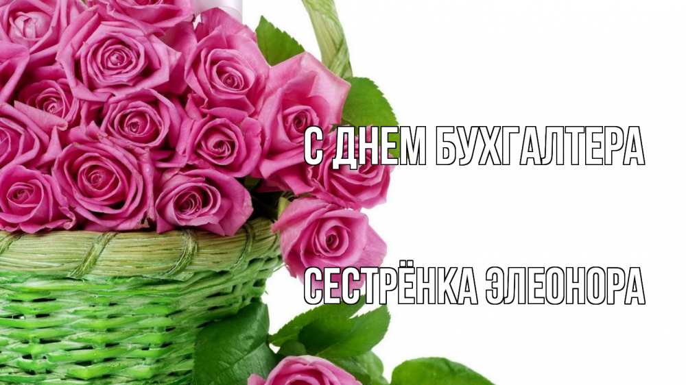 Открытка на каждый день с именем, Сестрёнка-Элеонора С днем бухгалтера с днем бухгалтера Прикольная открытка с пожеланием онлайн скачать бесплатно 