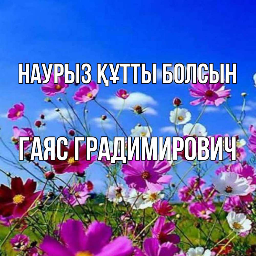 Картинка Наурыз құтты болсын, Гаяс Градимирович