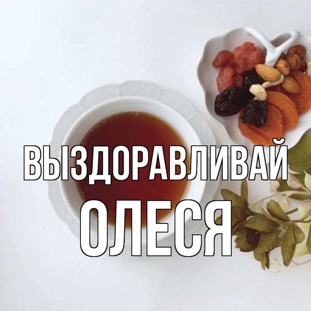 Открытка на каждый день с именем, Олеся Выздоравливай неизвестные растения Прикольная открытка с пожеланием онлайн скачать бесплатно 