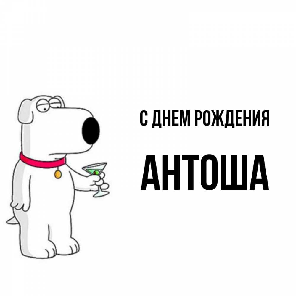 С днем рождения антоша картинки