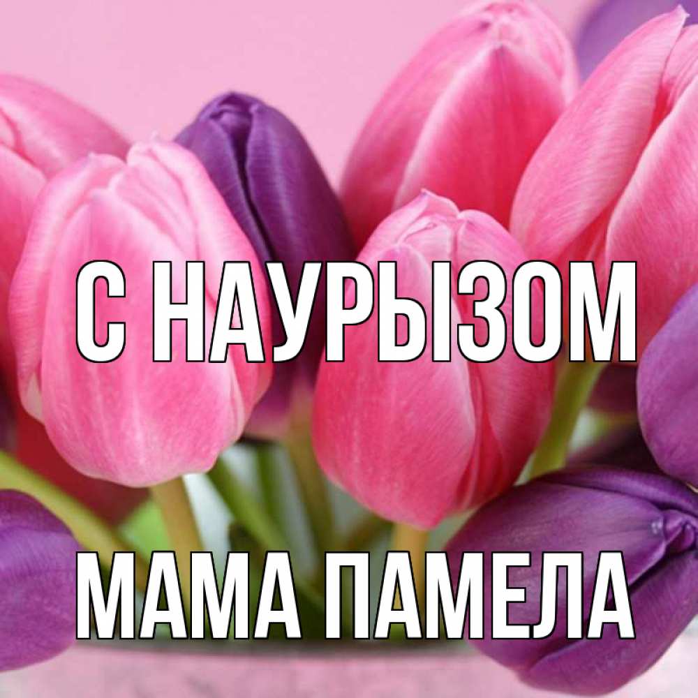 Открытка на каждый день с именем, Мама-Памела С наурызом маме 1 Прикольная открытка с пожеланием онлайн скачать бесплатно 