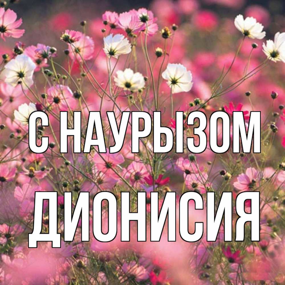 Открытка на каждый день с именем, Дионисия С наурызом красиво 1 Прикольная открытка с пожеланием онлайн скачать бесплатно 