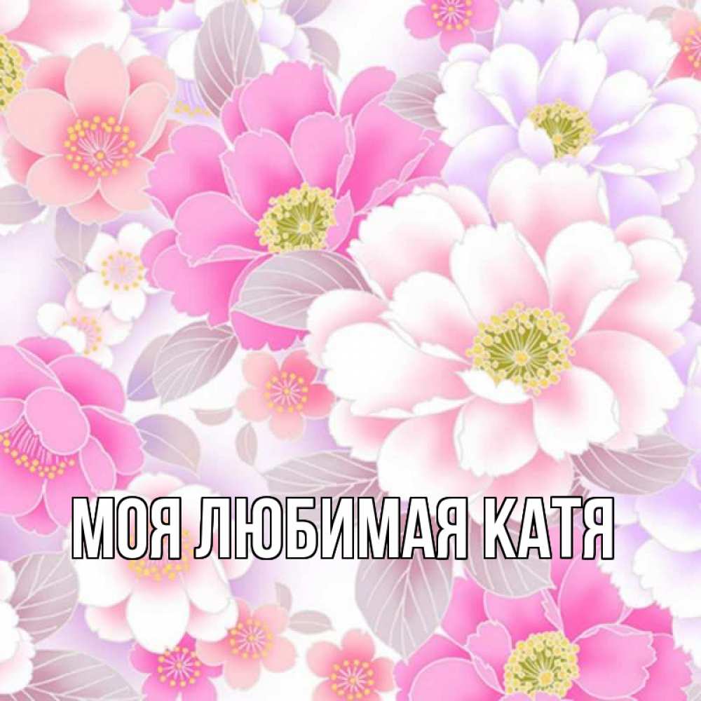 Открытка на каждый день с именем, Моя-любимая-Катя Главная для женщин Прикольная открытка с пожеланием онлайн скачать бесплатно 