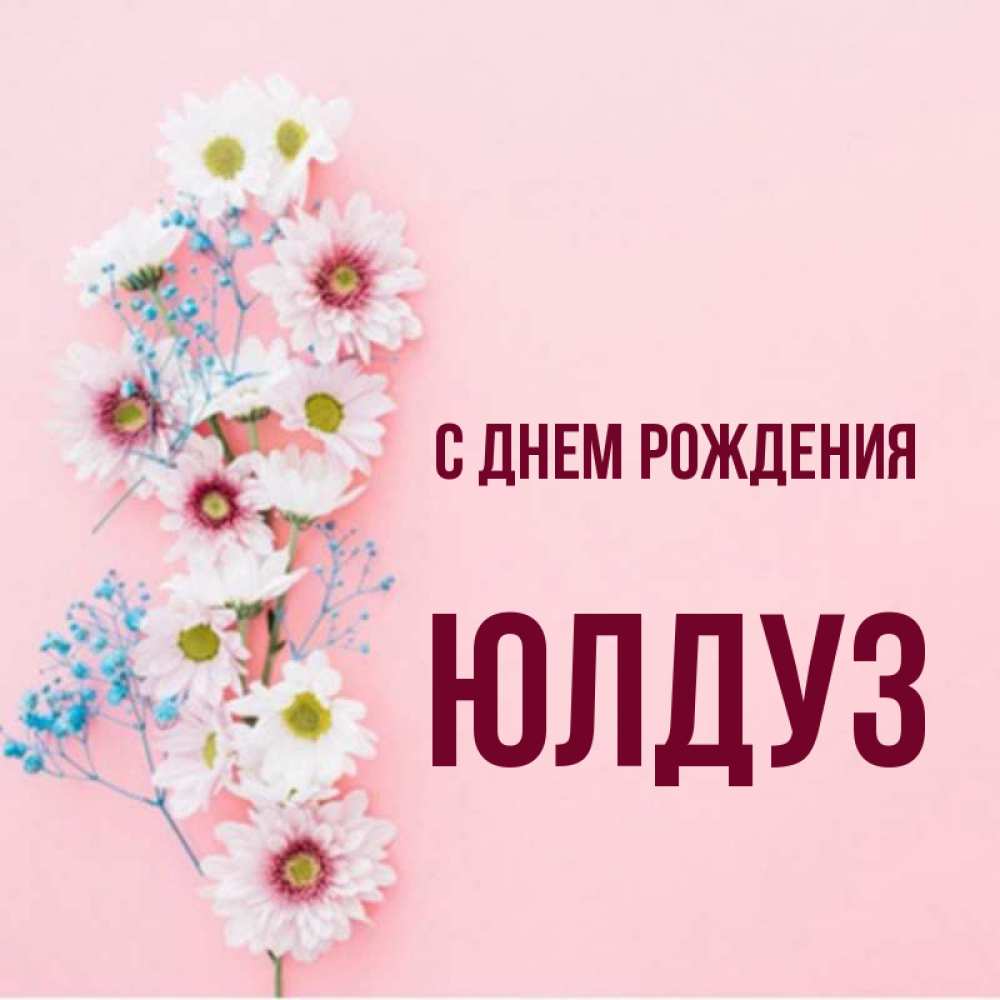 С днем рождения юлдуз картинки