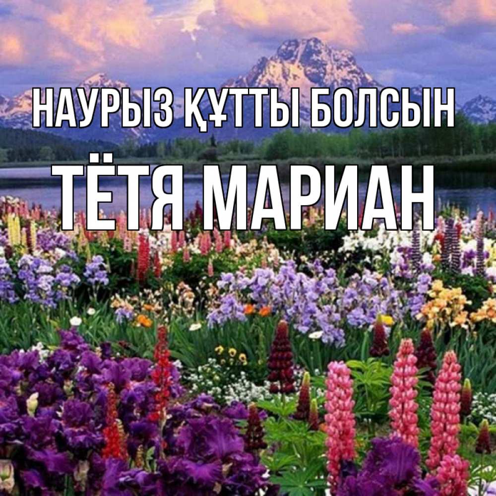 Картинка Наурыз құтты болсын, Тётя Мариан