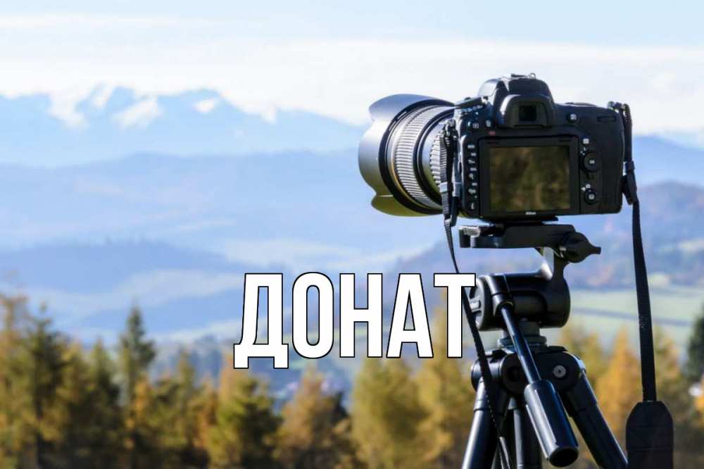 Открытка на каждый день с именем, Донат Главная с днем фотографа Прикольная открытка с пожеланием онлайн скачать бесплатно 