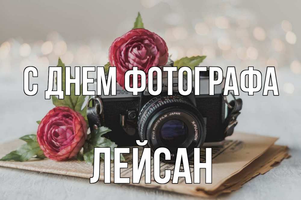 Открытка на каждый день с именем, Лейсан С днем фотографа с днем фотографа Прикольная открытка с пожеланием онлайн скачать бесплатно 
