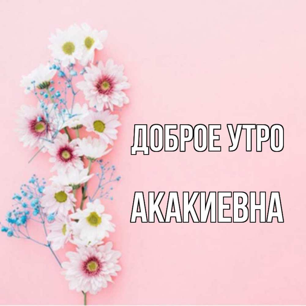 Открытка Доброе Утро Олечка