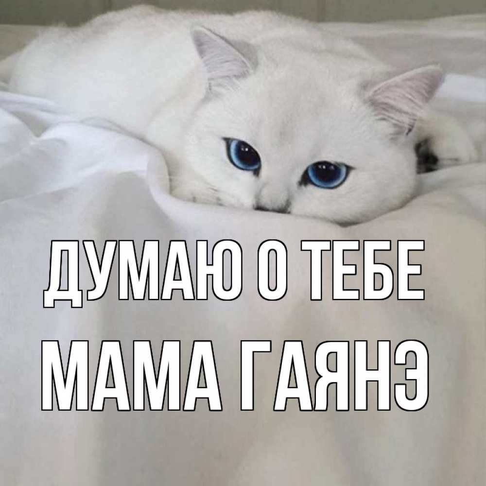 Открытка на каждый день с именем, Мама-Гаянэ Думаю о тебе я очень по тебе скучаю и тоскую Прикольная открытка с пожеланием онлайн скачать бесплатно 