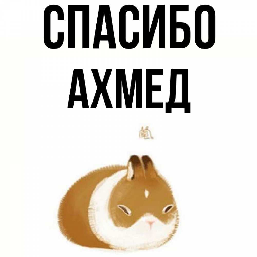 Ахмед картинка с именем