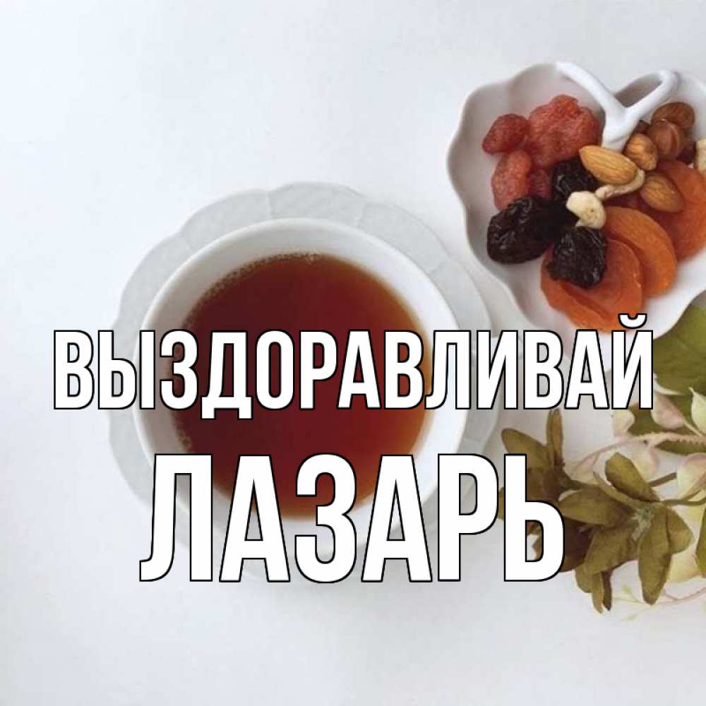 Открытка на каждый день с именем, Лазарь Выздоравливай неизвестные растения Прикольная открытка с пожеланием онлайн скачать бесплатно 