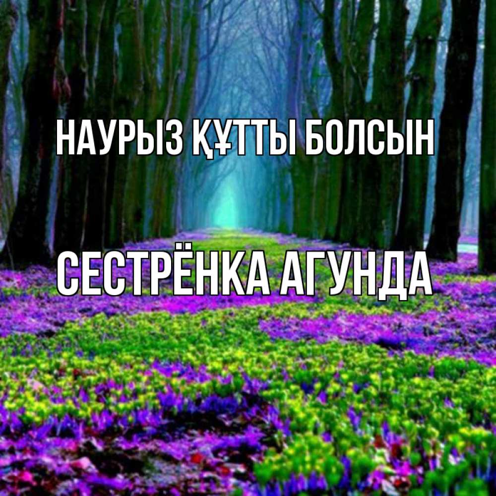 Картинка Наурыз құтты болсын, Сестрёнка Агунда