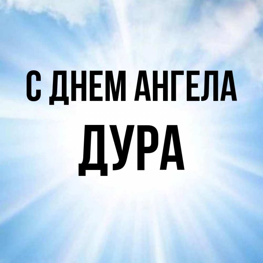 Открытка дура