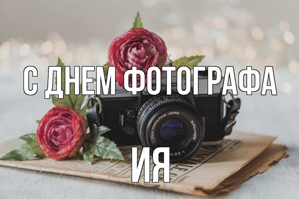 Открытка на каждый день с именем, Ия С днем фотографа с днем фотографа Прикольная открытка с пожеланием онлайн скачать бесплатно 